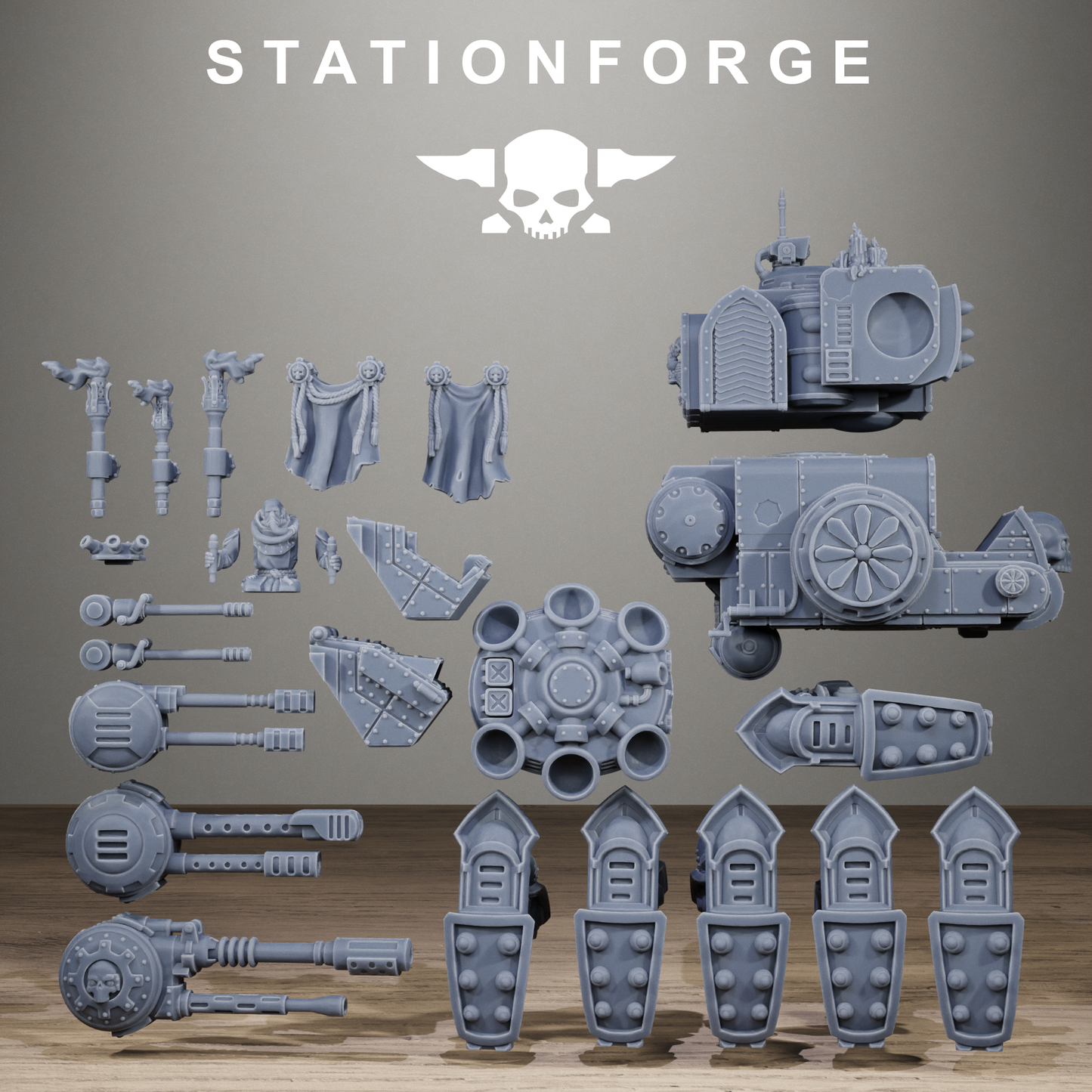 Scavenger Walker Tank - Premium Resin Sci-Fi Walker Vehicle Kit