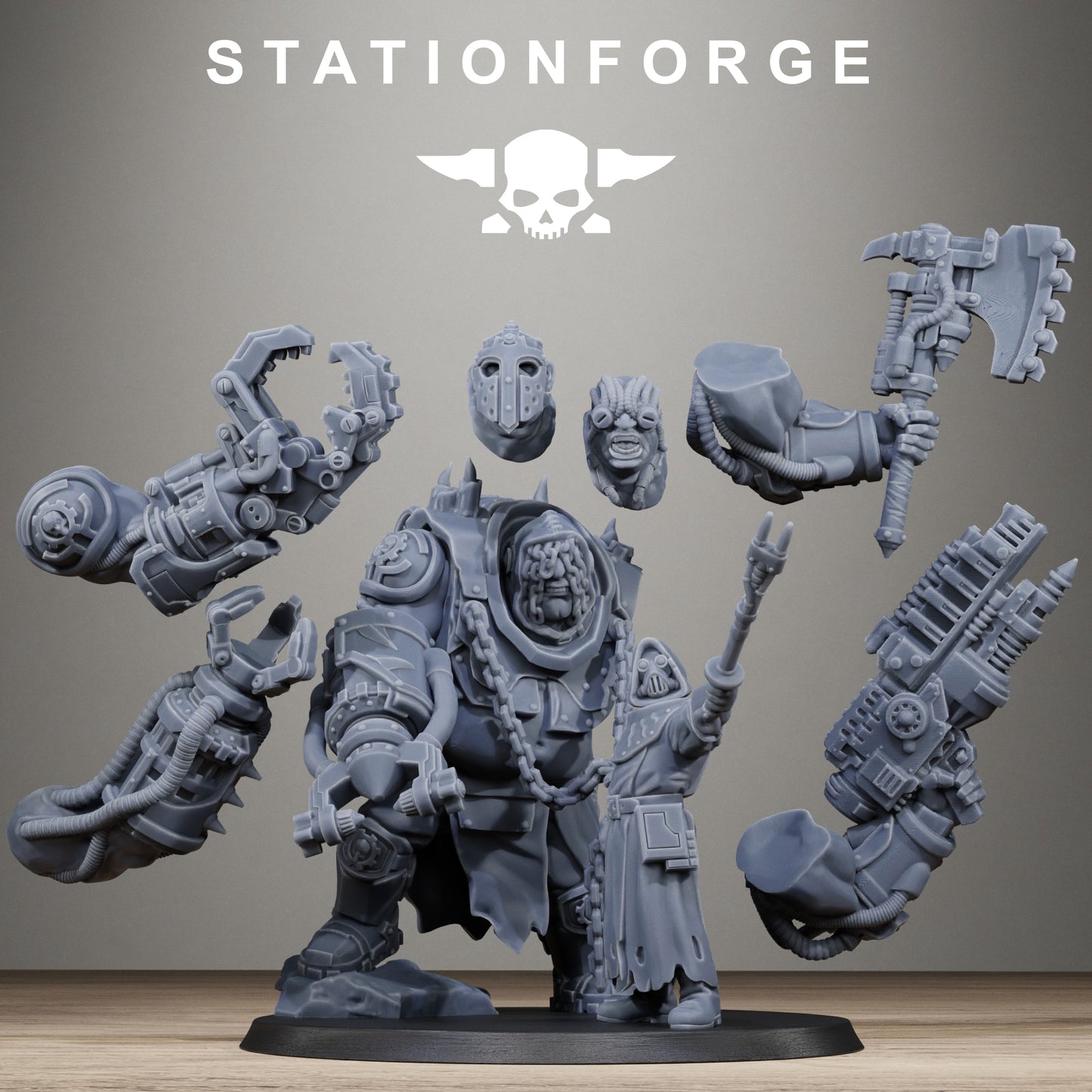 Scavenger Beast Controllers | 3-Model Multipart Resin Set
