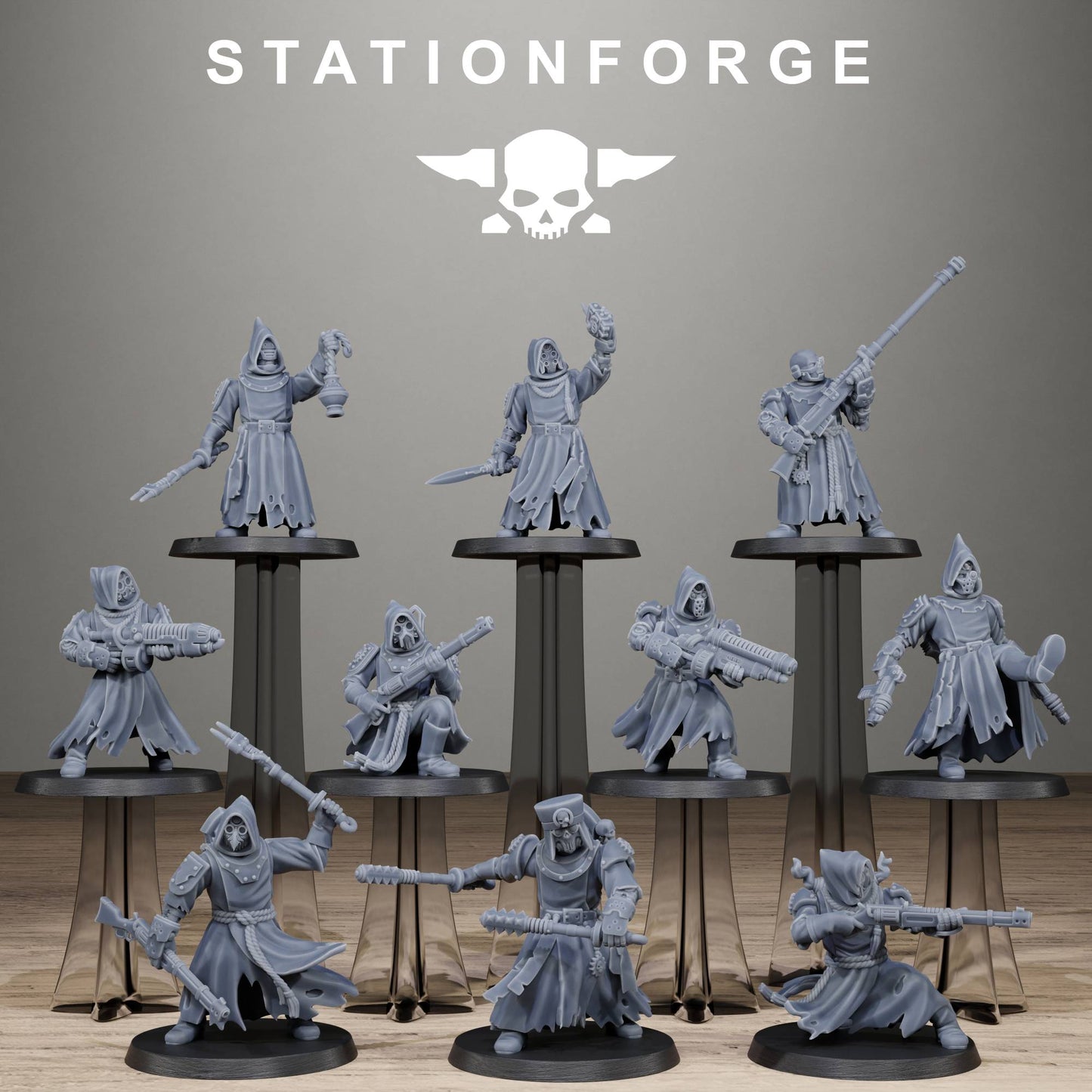 Scavenger Dustbounders Squad | Premium Resin Miniatures | StationForge