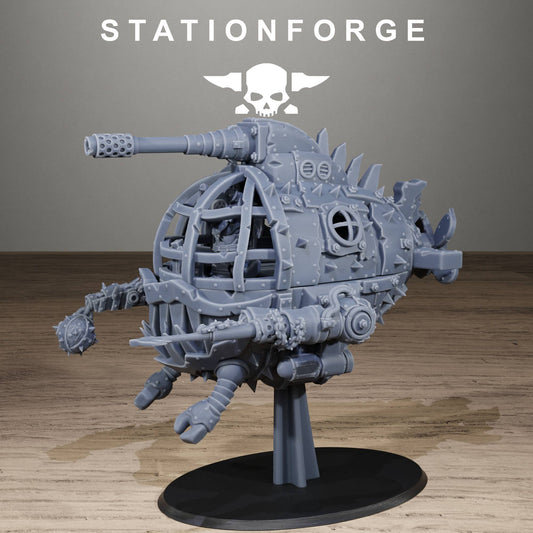 Orkaz Submersible Gunship - Premium Resin Sci-Fi Vehicle Kit