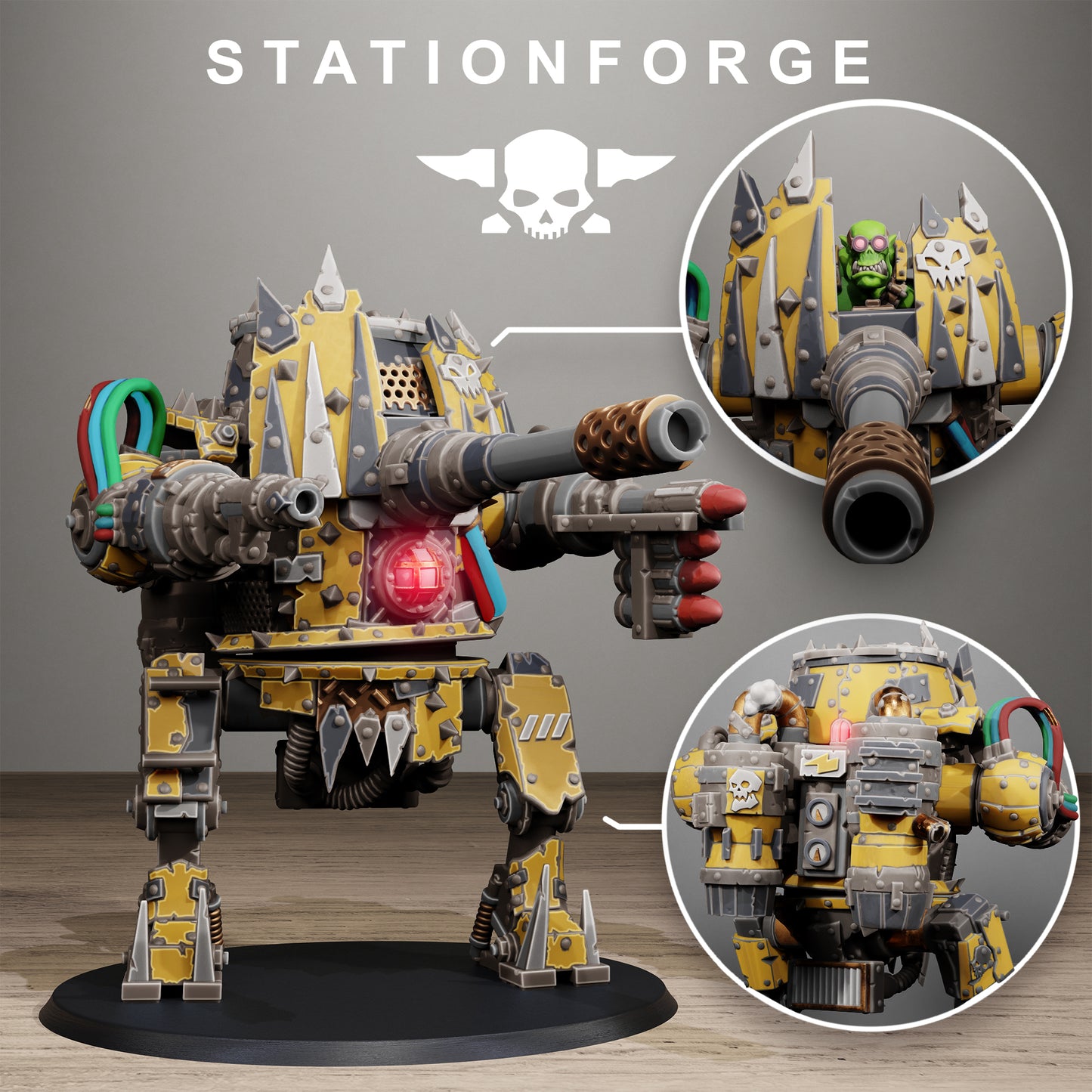 Orkaz Chicken Walker | Multipart Resin Walker Kit