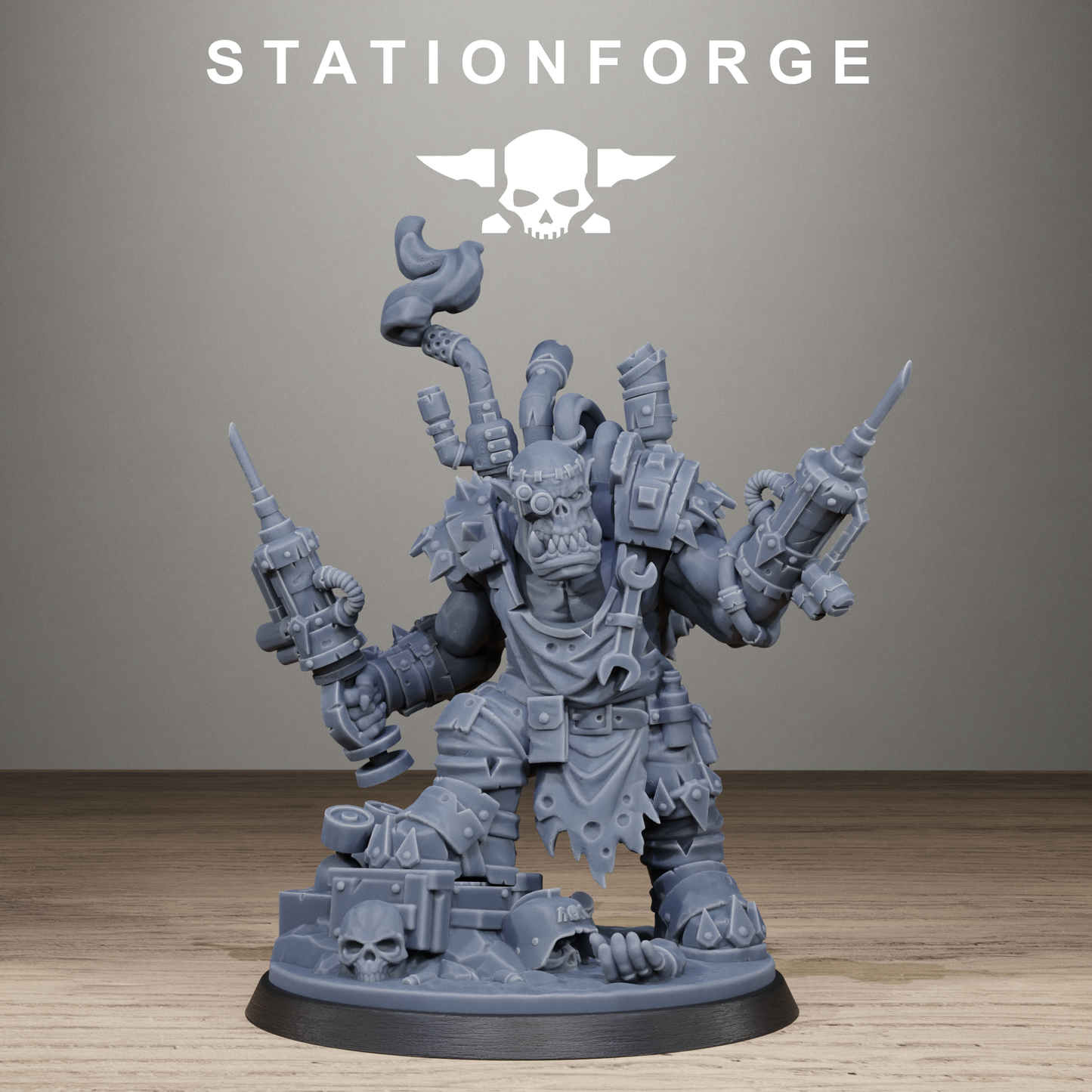 Orkaz Mad Scientist Duo | Resin Miniature Set