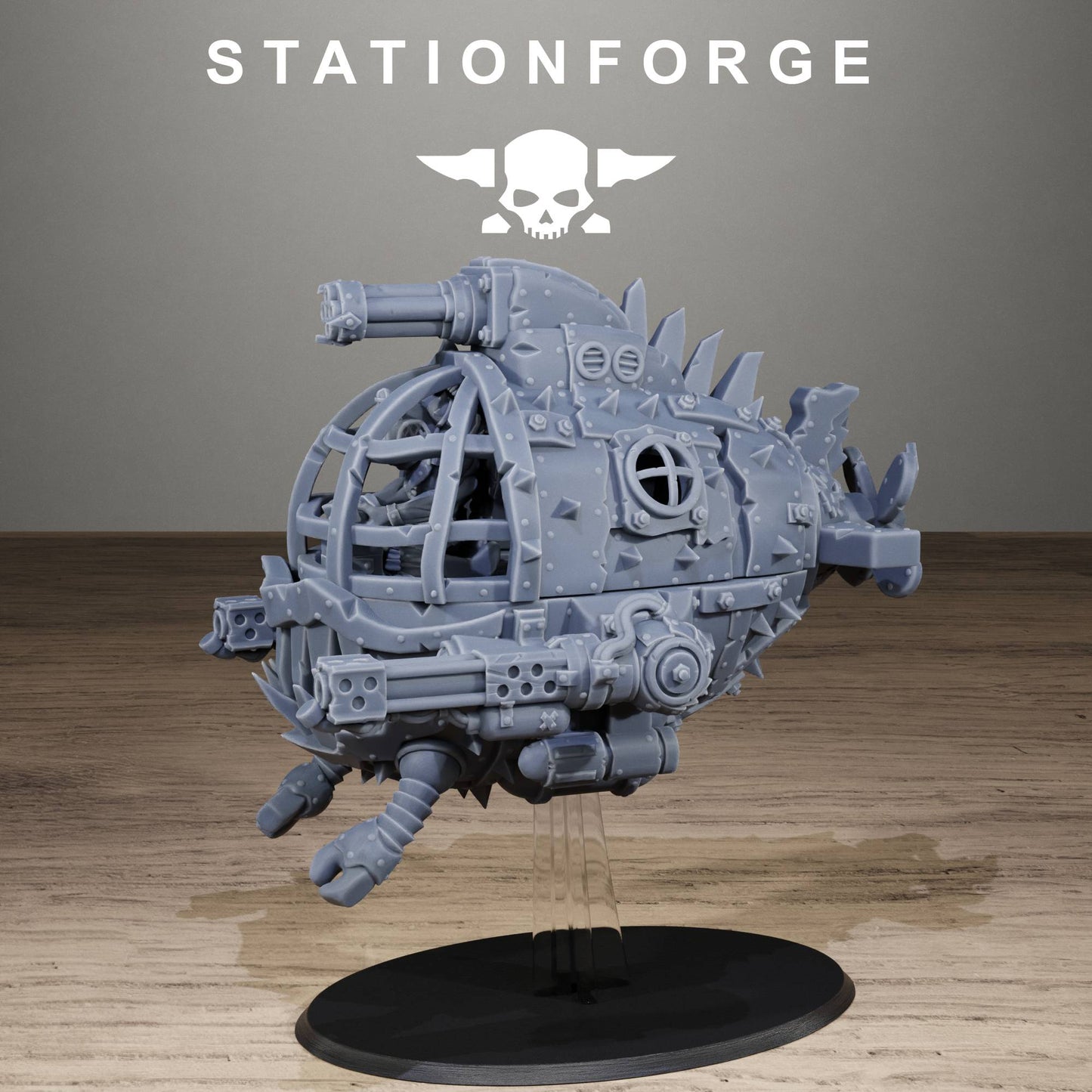 Orkaz Submersible Gunship - Premium Resin Sci-Fi Vehicle Kit