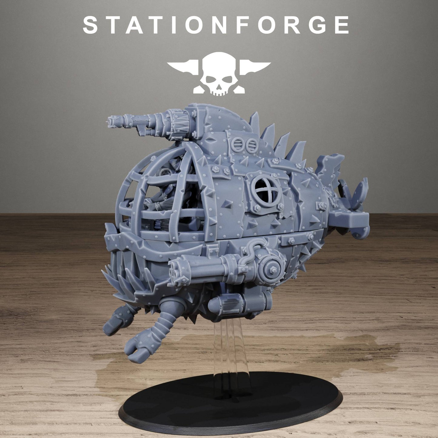 Orkaz Submersible Gunship - Premium Resin Sci-Fi Vehicle Kit