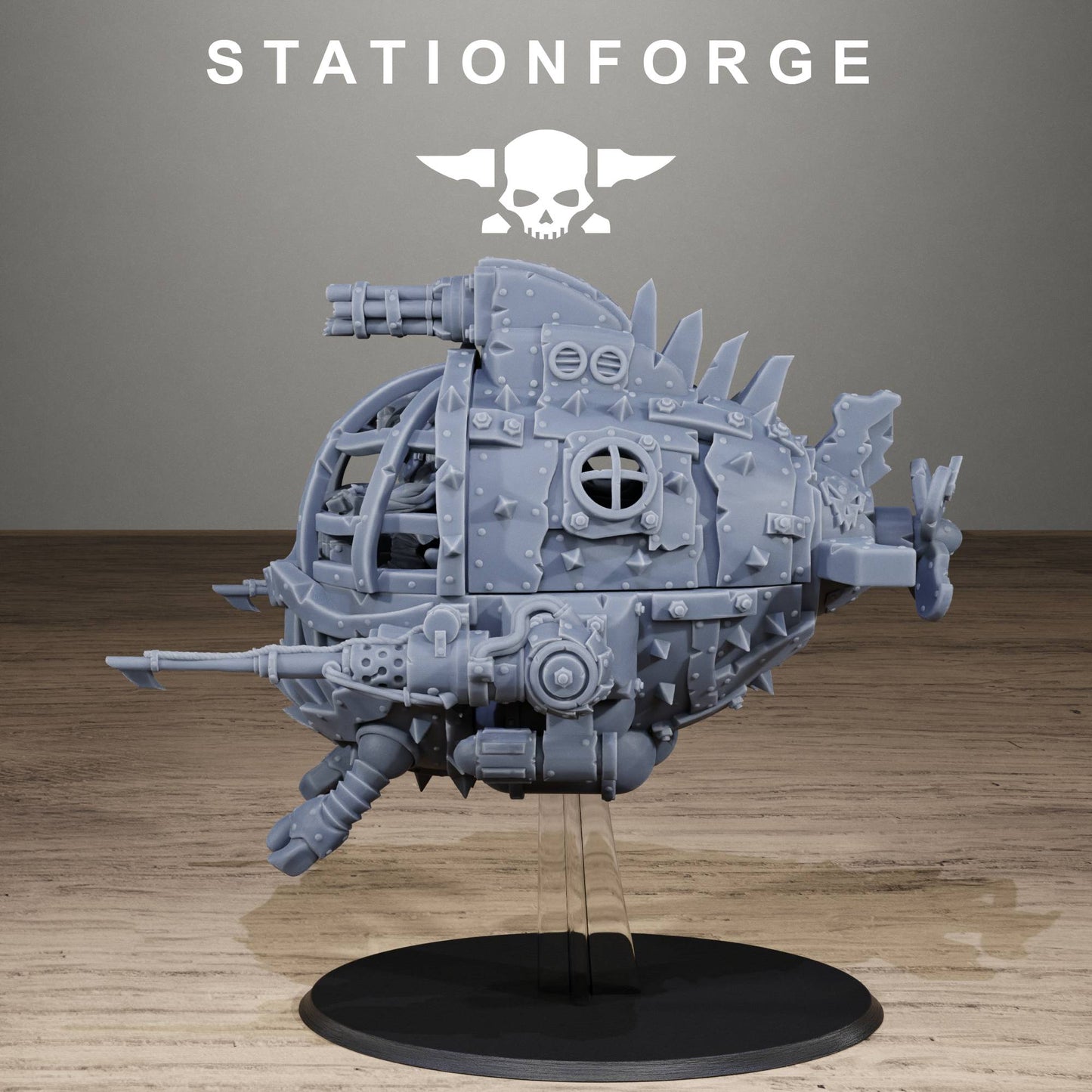 Orkaz Submersible Gunship - Premium Resin Sci-Fi Vehicle Kit