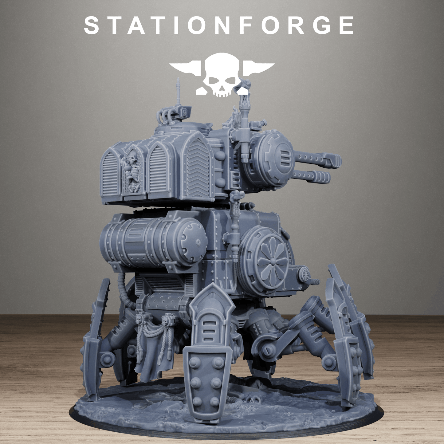 Scavenger Walker Tank - Premium Resin Sci-Fi Walker Vehicle Kit