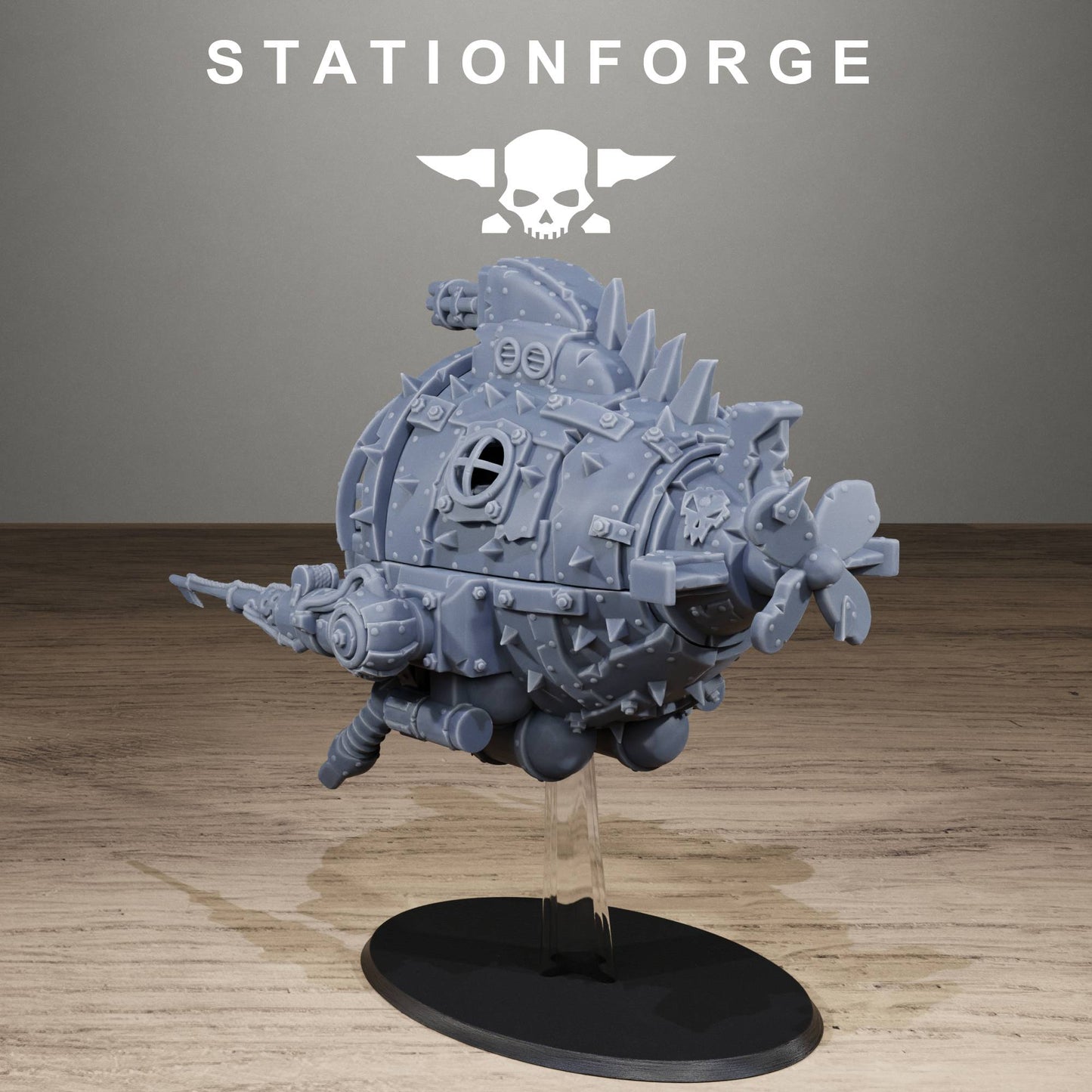 Orkaz Submersible Gunship - Premium Resin Sci-Fi Vehicle Kit