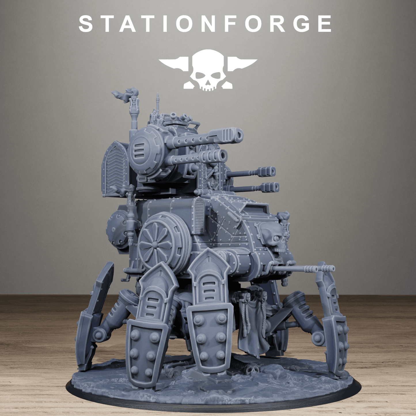 Scavenger Walker Tank - Premium Resin Sci-Fi Walker Vehicle Kit