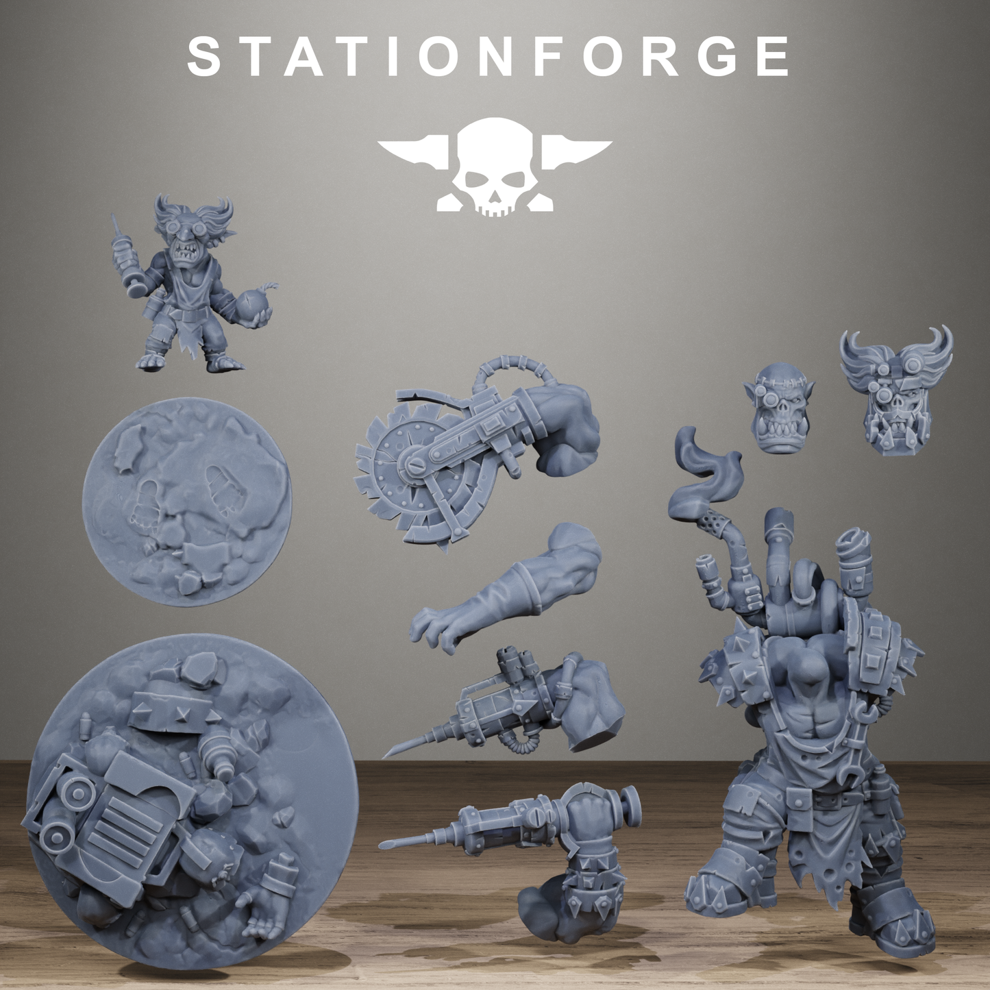 Orkaz Mad Scientist Duo | Resin Miniature Set
