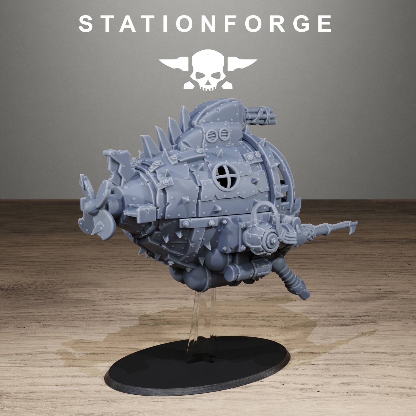 Orkaz Submersible Gunship - Premium Resin Sci-Fi Vehicle Kit