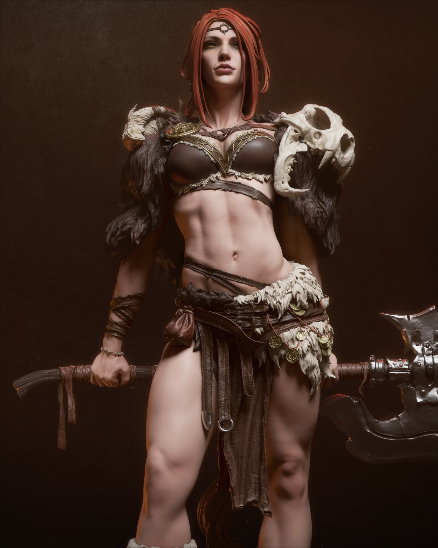 Barbarian Queen | Resin Display Model