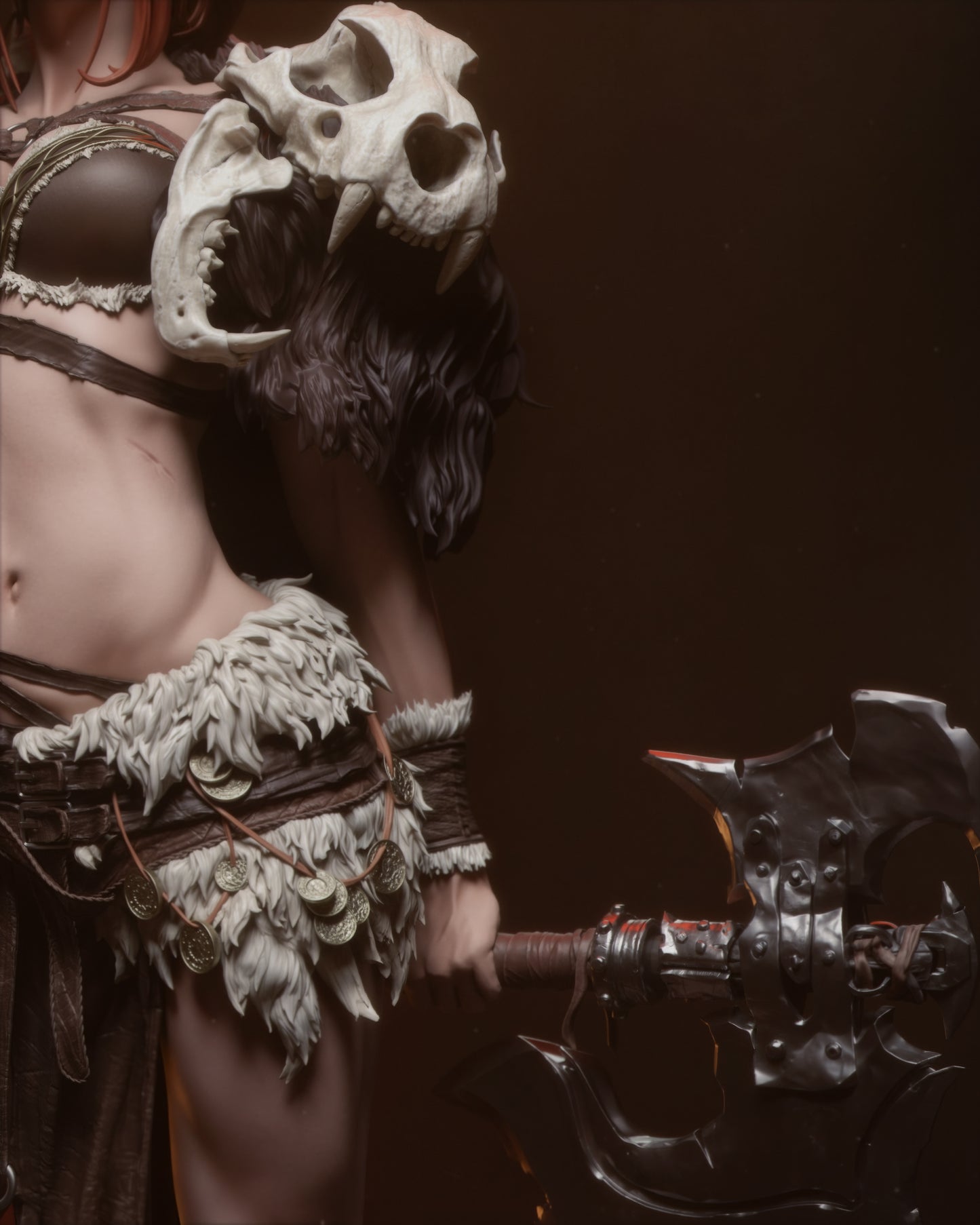 Barbarian Queen | Resin Display Model