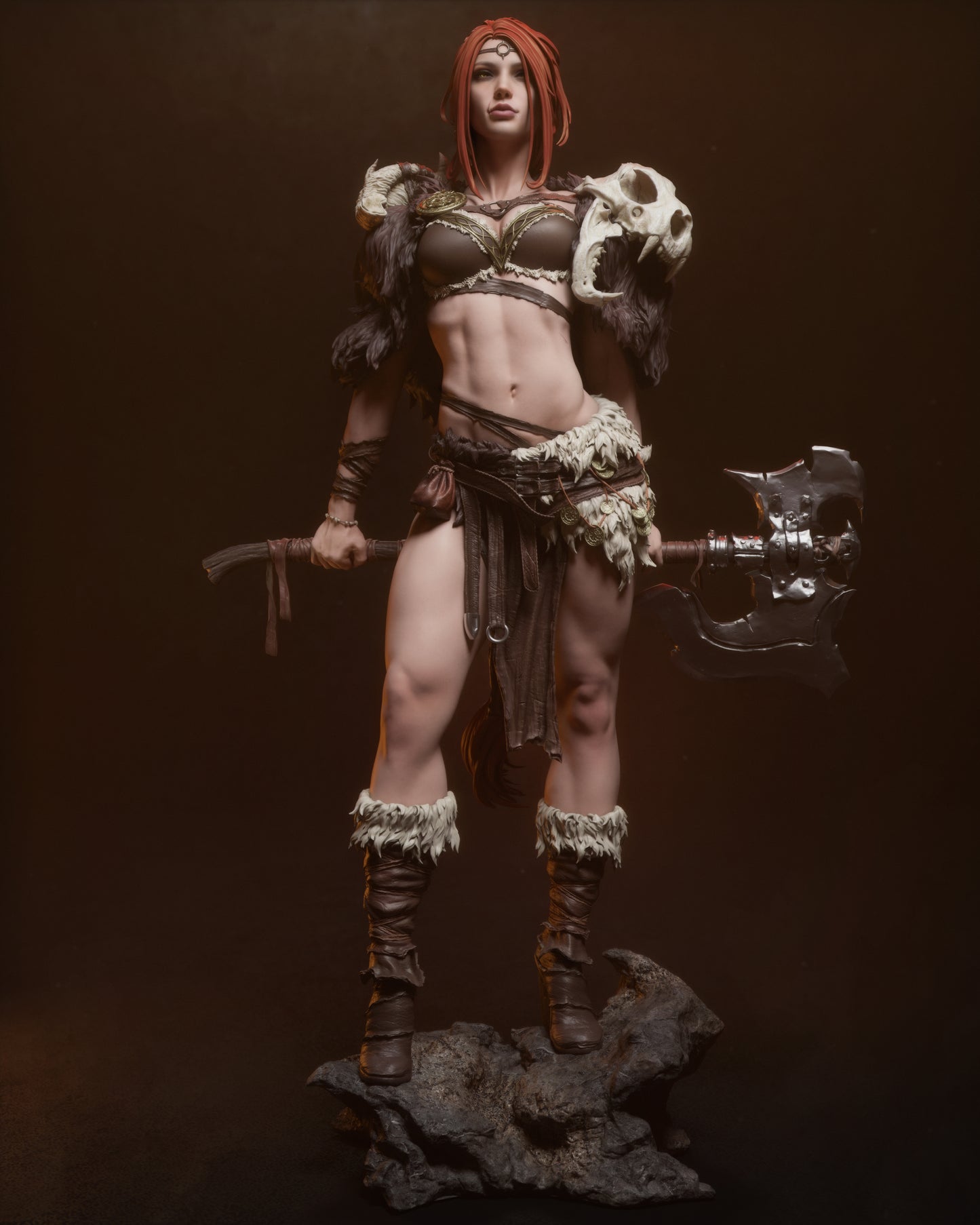 Barbarian Queen | Resin Display Model