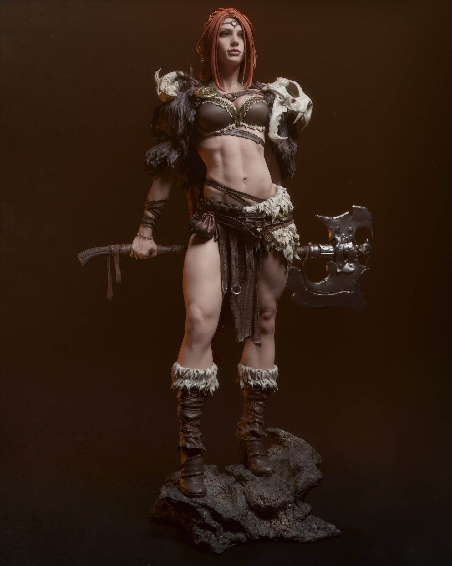 Barbarian Queen | Resin Display Model
