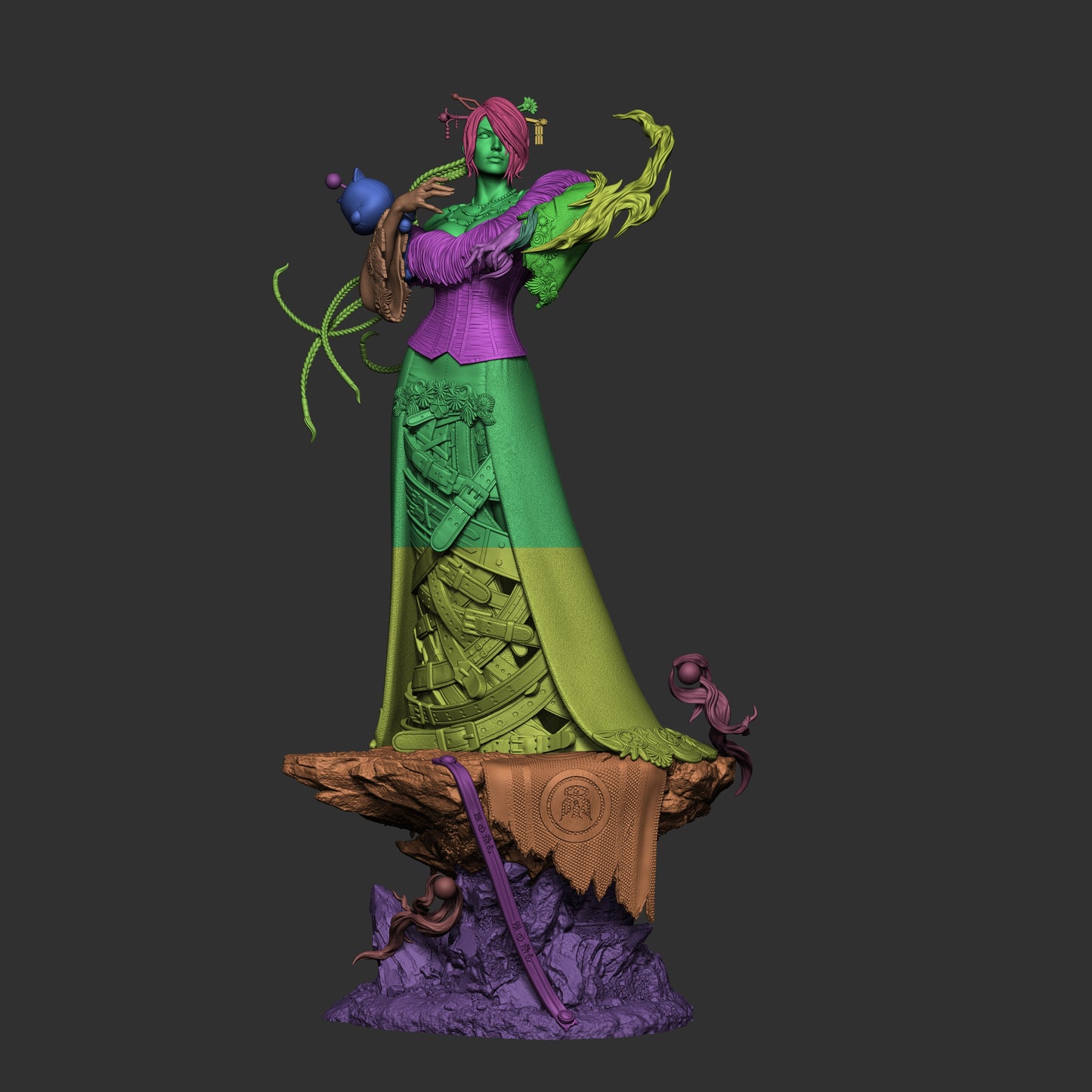 Lulu Premium Resin Statue | 1/9 or 1/6 Scale Display Model