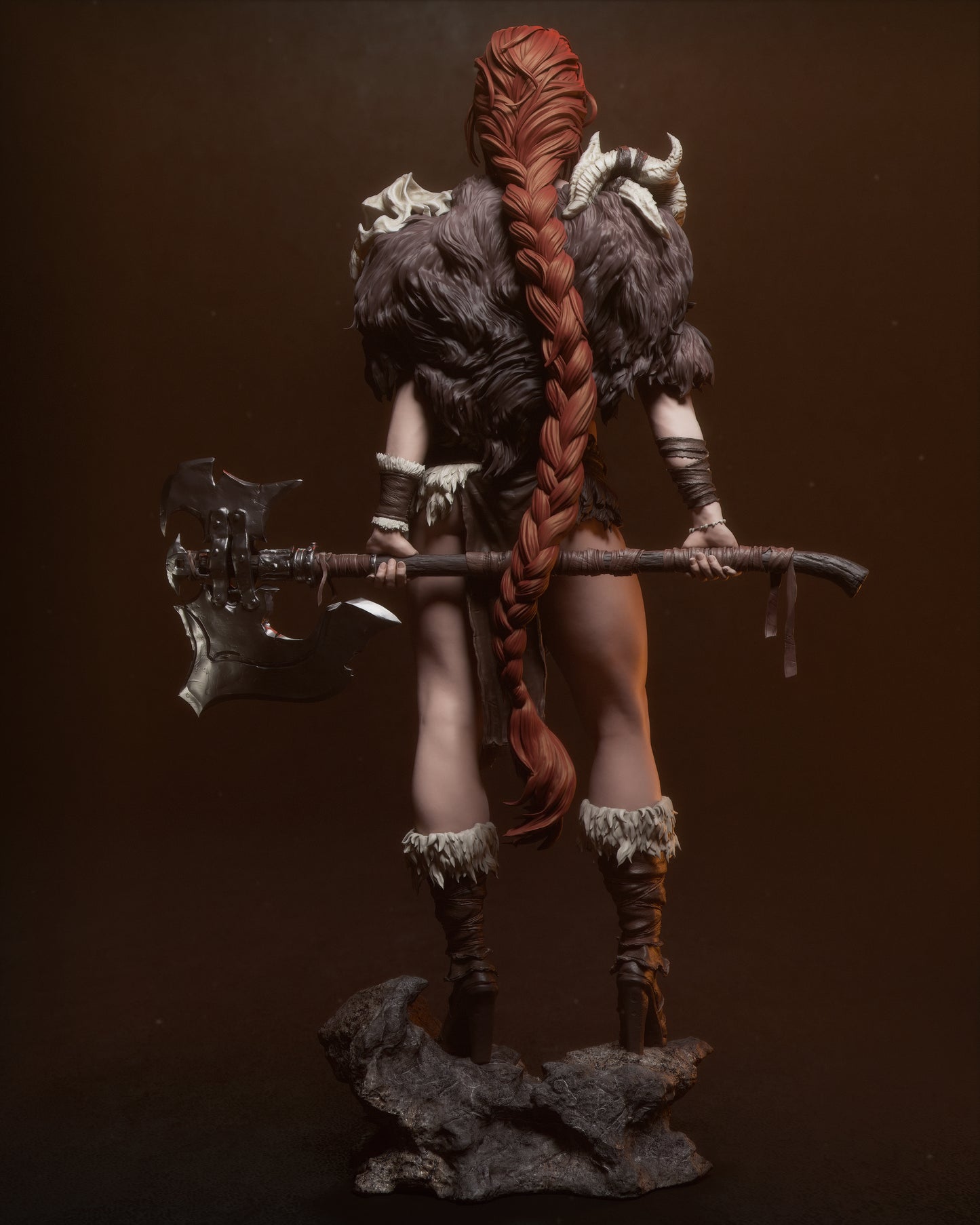 Barbarian Queen | Resin Display Model